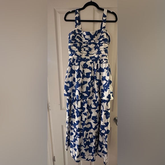 Abercrombie & Fitch Blue and White Maxi Dress - Picture 2 of 7